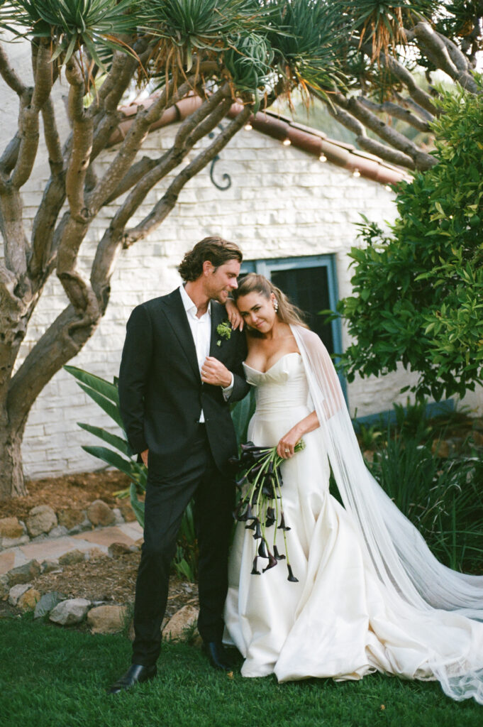 bride and groom portraits at Leo Carrillo Ranch wedding