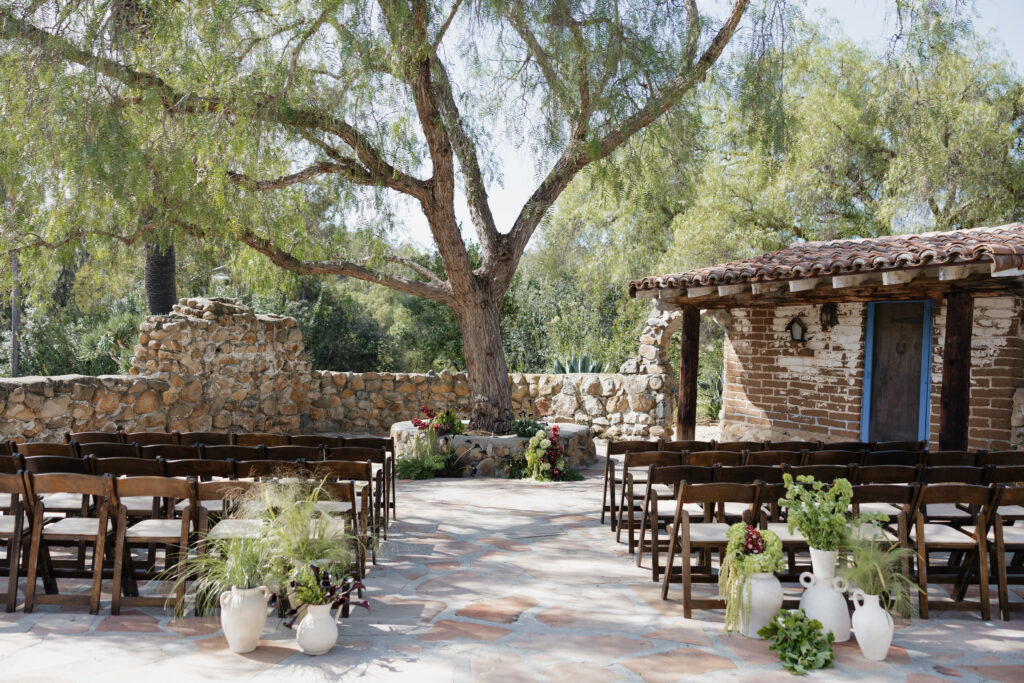 Leo Carrillo Ranch wedding ceremony details